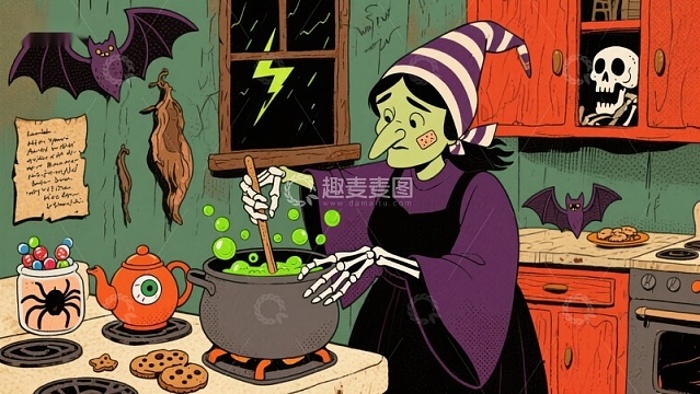 女巫厨房里的魔法时刻