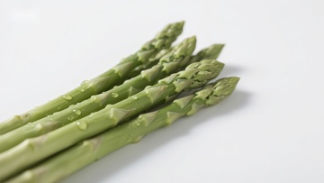 新鲜芦笋特写