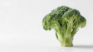 新鲜西兰花特写