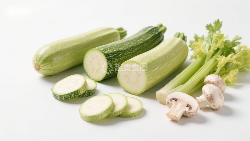 高清大图下载【趣麦麦图】新鲜蔬菜组合展示