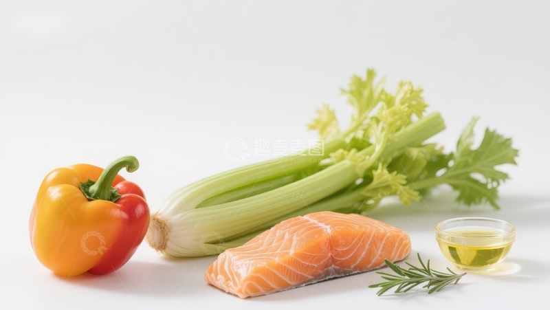 高清大图下载【趣麦麦图】新鲜食材组合展示