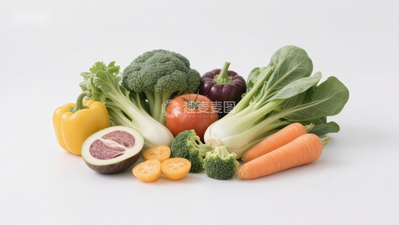 高清大图下载【趣麦麦图】新鲜蔬菜组合展示