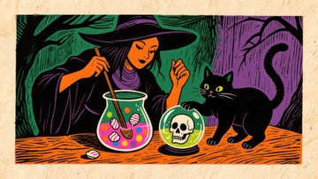 女巫与黑猫的神秘魔法