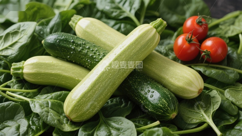 高清大图下载【趣麦麦图】新鲜蔬菜组合特写
