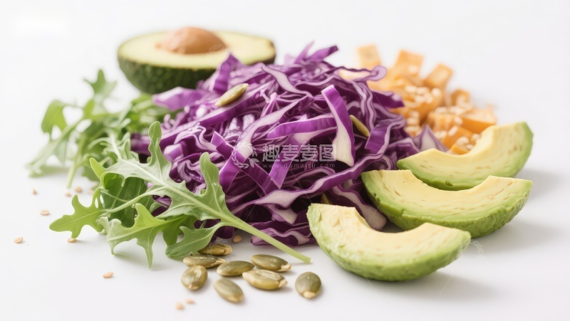 高清大图下载【趣麦麦图】新鲜蔬菜与水果拼盘