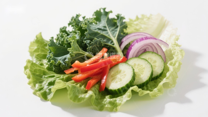 高清大图下载【趣麦麦图】新鲜蔬菜沙拉组合