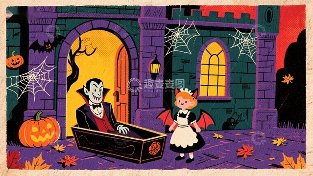 万圣夜城堡：吸血鬼与小恶魔的邂逅