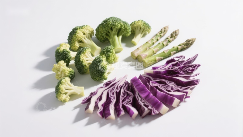 高清大图下载【趣麦麦图】新鲜蔬菜拼盘展示