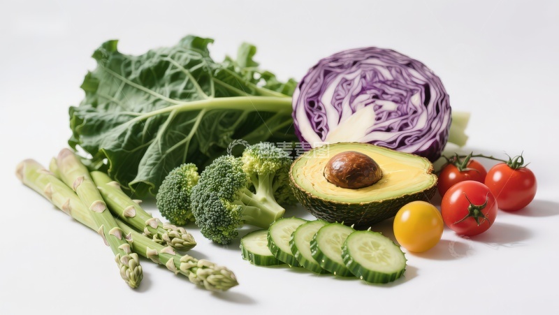 高清大图下载【趣麦麦图】新鲜蔬菜与水果组合