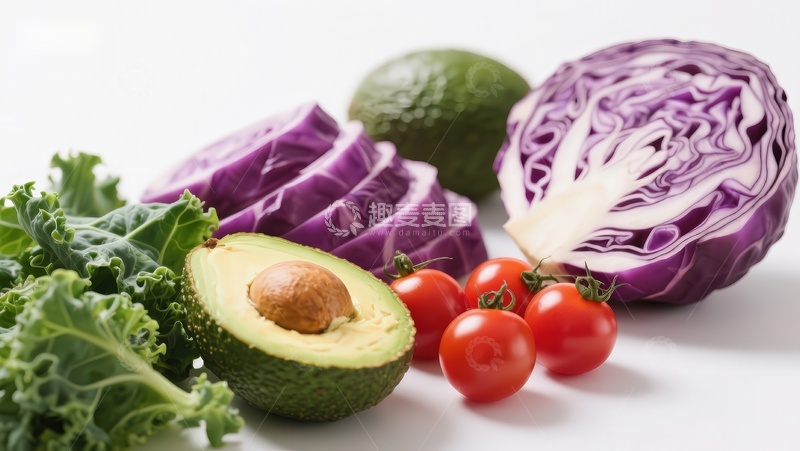高清大图下载【趣麦麦图】新鲜蔬菜水果组合