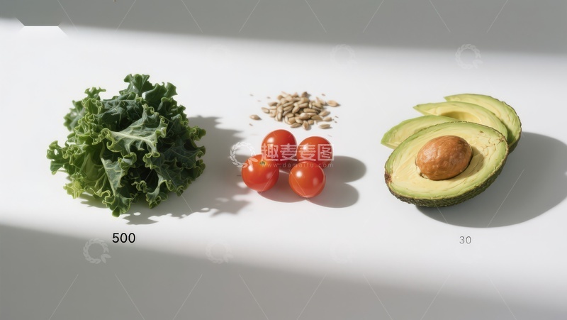 高清大图下载【趣麦麦图】新鲜蔬菜与水果静物展示