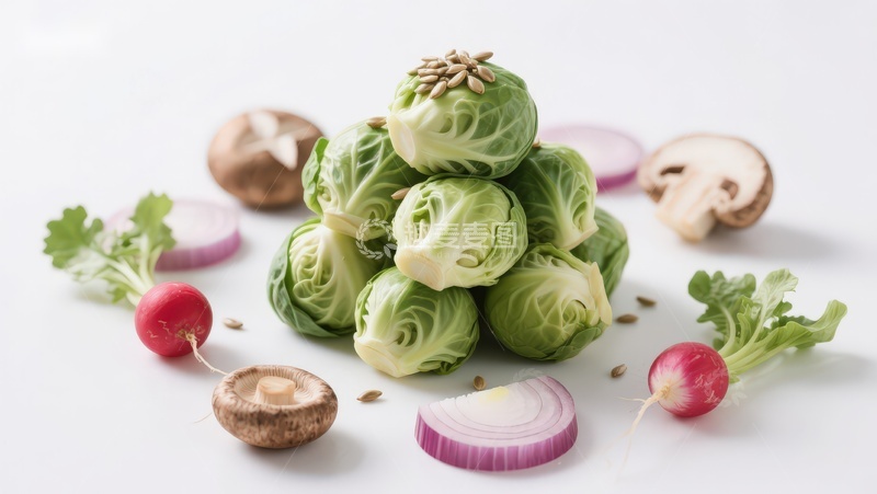 高清大图下载【趣麦麦图】新鲜蔬菜组合摆拍