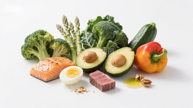 高清大图下载【趣麦麦图】健康食材组合展示