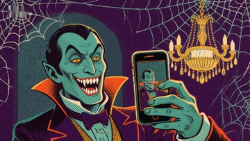 吸血鬼自拍：古老与现代的碰撞