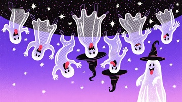 夜空中的鬼魂舞会