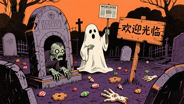 墓地欢迎会：幽灵与僵尸的节日