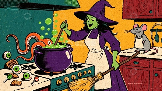 女巫厨房：魔法与美食的奇妙结合