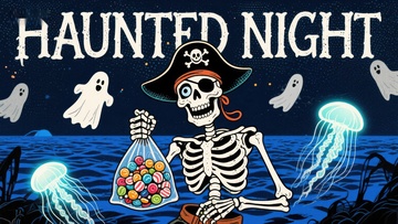 骷髅海盗的糖果之夜