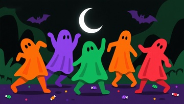 五彩幽灵月夜狂欢