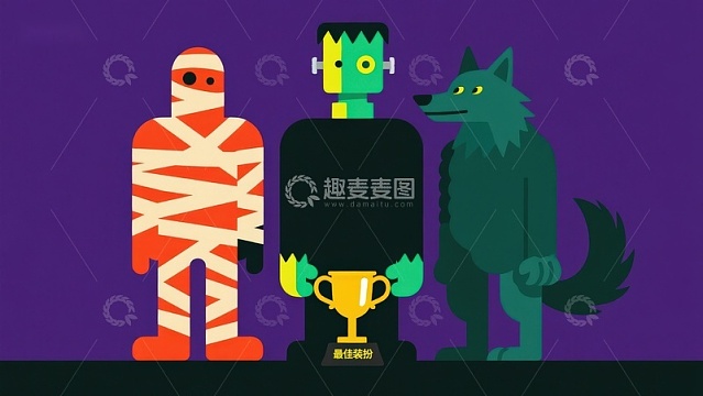 万圣节装扮竞赛颁奖