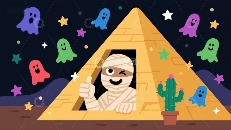 金字塔中的木乃伊与幽灵