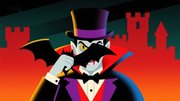 神秘吸血鬼与蝙蝠翅膀