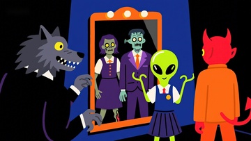 怪物与外星人镜中自照