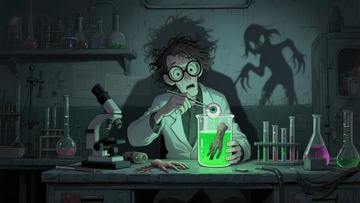 科学家在实验室观察神秘生物