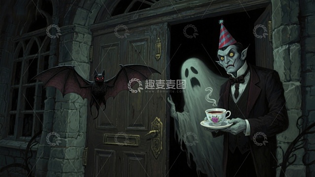 幽灵与吸血鬼的茶会时刻