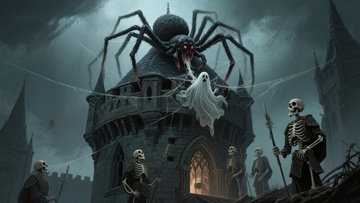 幽灵城堡与骷髅守卫