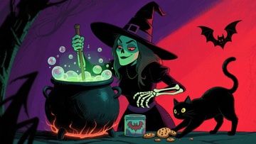 女巫与黑猫的魔法之夜