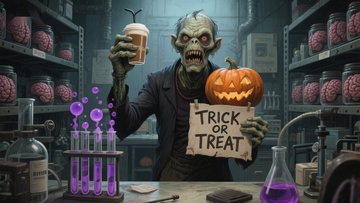 实验室里的怪诞万圣节