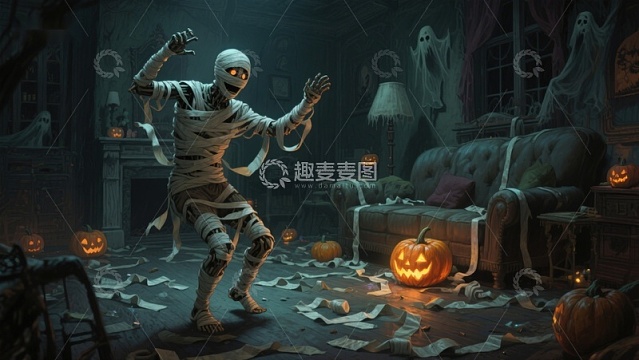 幽灵缠绕的古宅与舞动的木乃伊