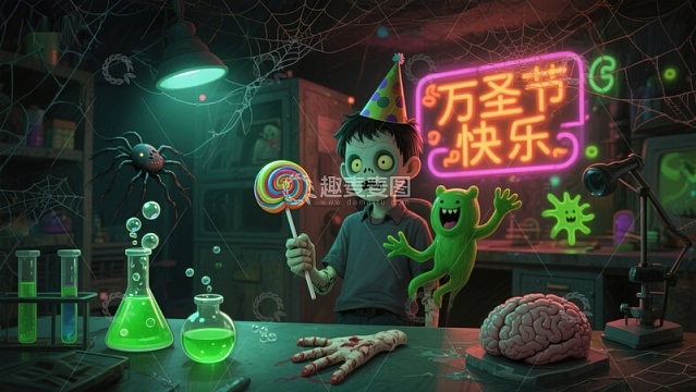 万圣节实验室：僵尸与怪物的欢乐时光
