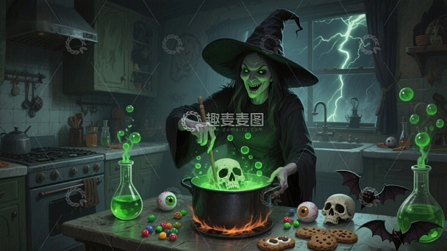 女巫厨房炼制神秘药水