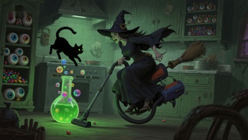 女巫厨房魔法清洁