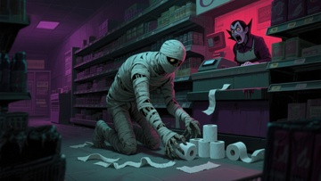 超市里的木乃伊与吸血鬼