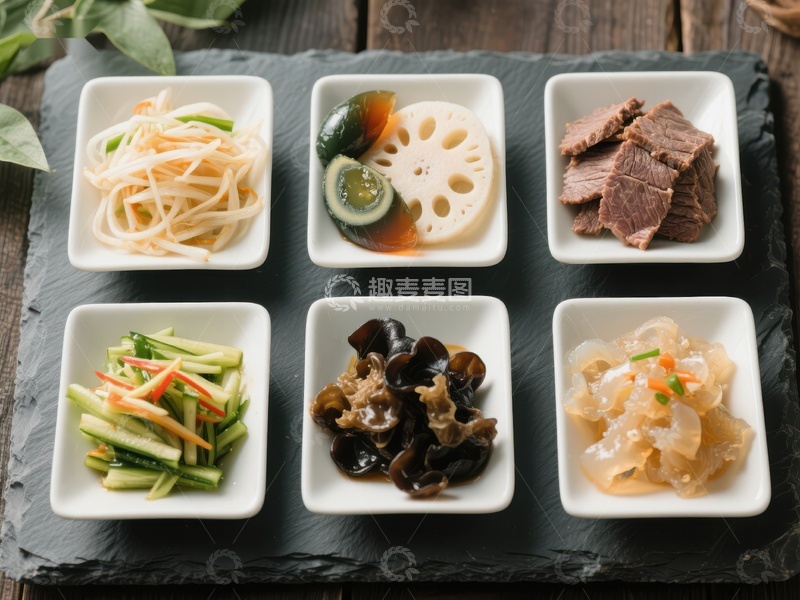 高清大图下载【趣麦麦图】六款精致小菜拼盘