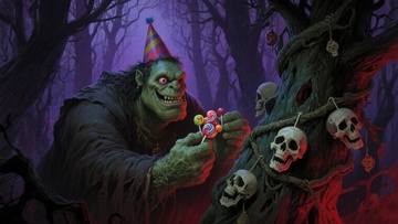 森林中的怪诞派对