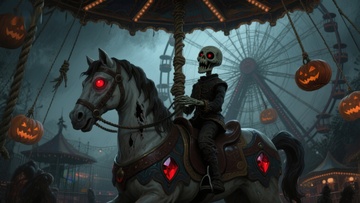 幽灵骑士与旋转木马