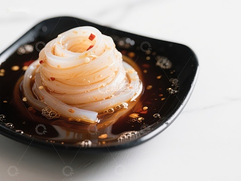 凉拌粉皮，酱汁浸润的美味
