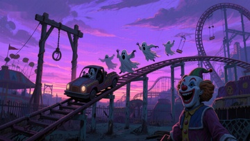 游乐园里的奇幻冒险