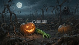 月夜南瓜地，诡异笑脸与手臂