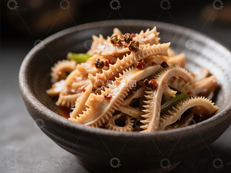 高清大图下载【趣麦麦图】麻辣肚丝，香辣可口的美食