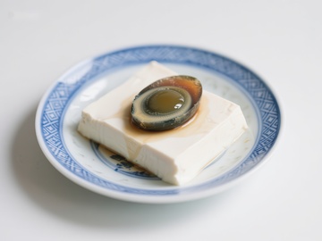皮蛋豆腐摆盘