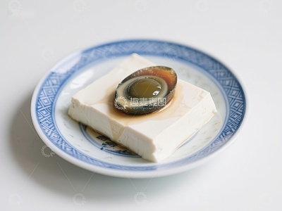 皮蛋豆腐摆盘