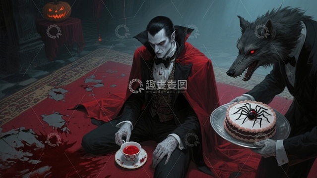 吸血鬼与狼人共饮，诡异氛围弥漫