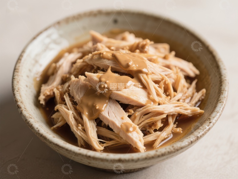 高清大图下载【趣麦麦图】酱汁鸡肉碗