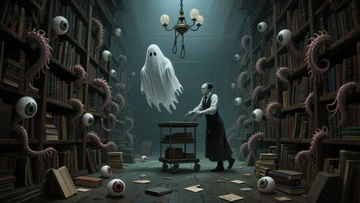 图书馆中的幽灵与触手