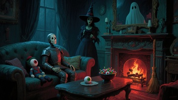 幽灵与巫师的神秘客厅